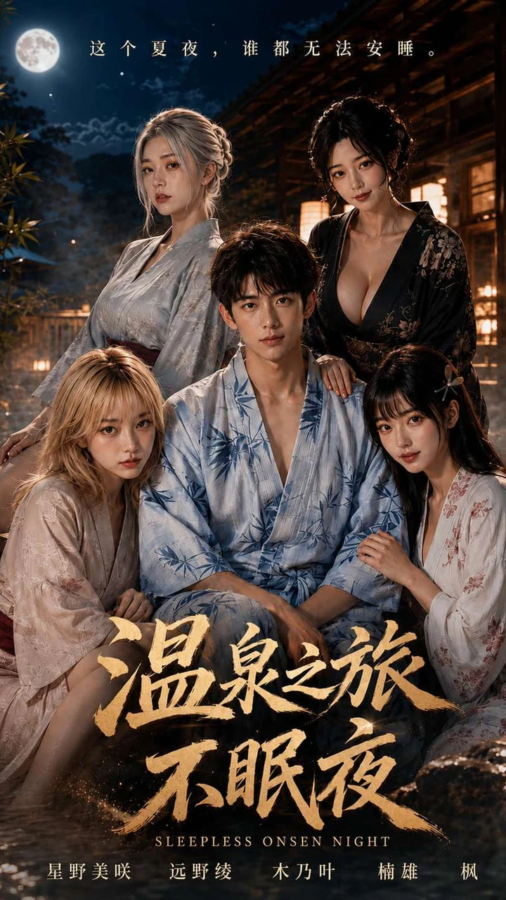 《温泉之旅不眠夜》作品海报